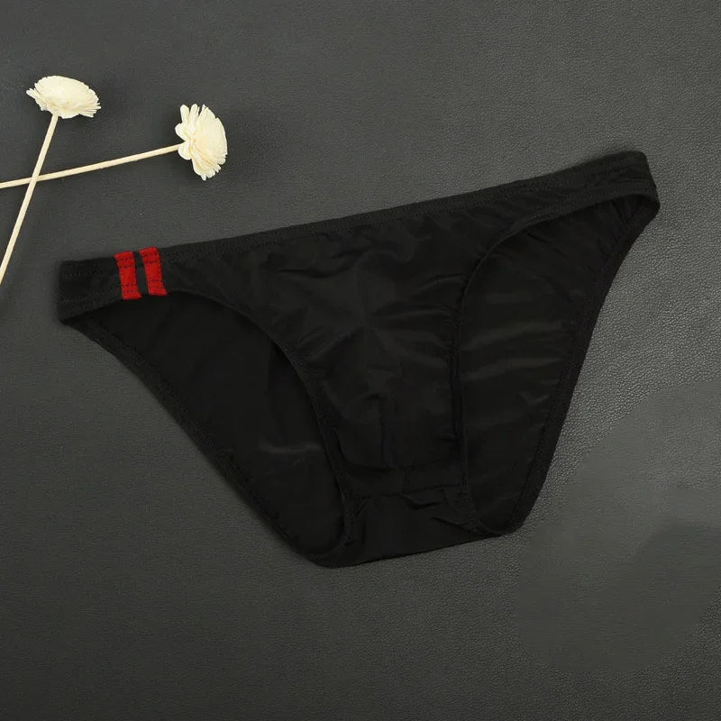 Sexy Men's Panties Transparent Breathable Briefs Low Rise Lingerie Men Bulge Pouch Briefs Underpants Underwear Pump Man