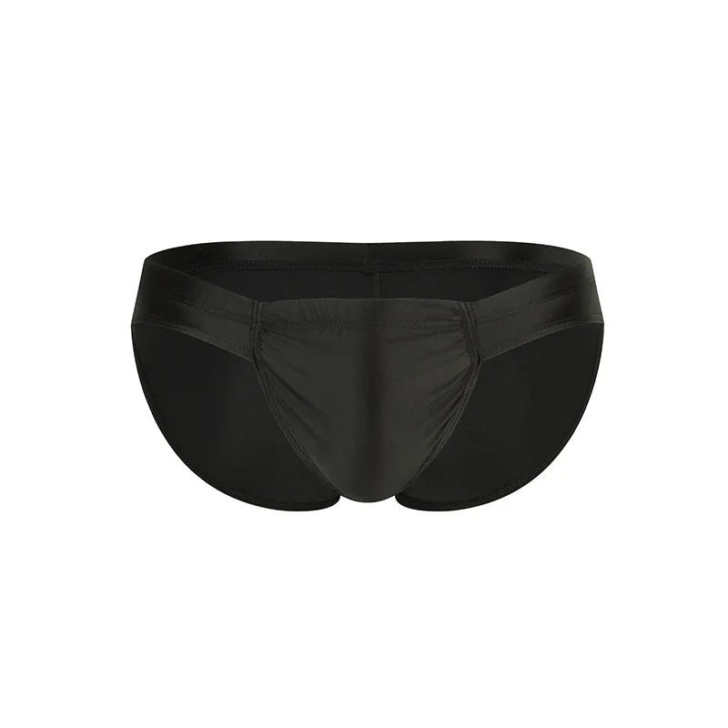 2026 fashion solid color men's three-dimensional triangle breathable sports low waist high elastic tight body F3605