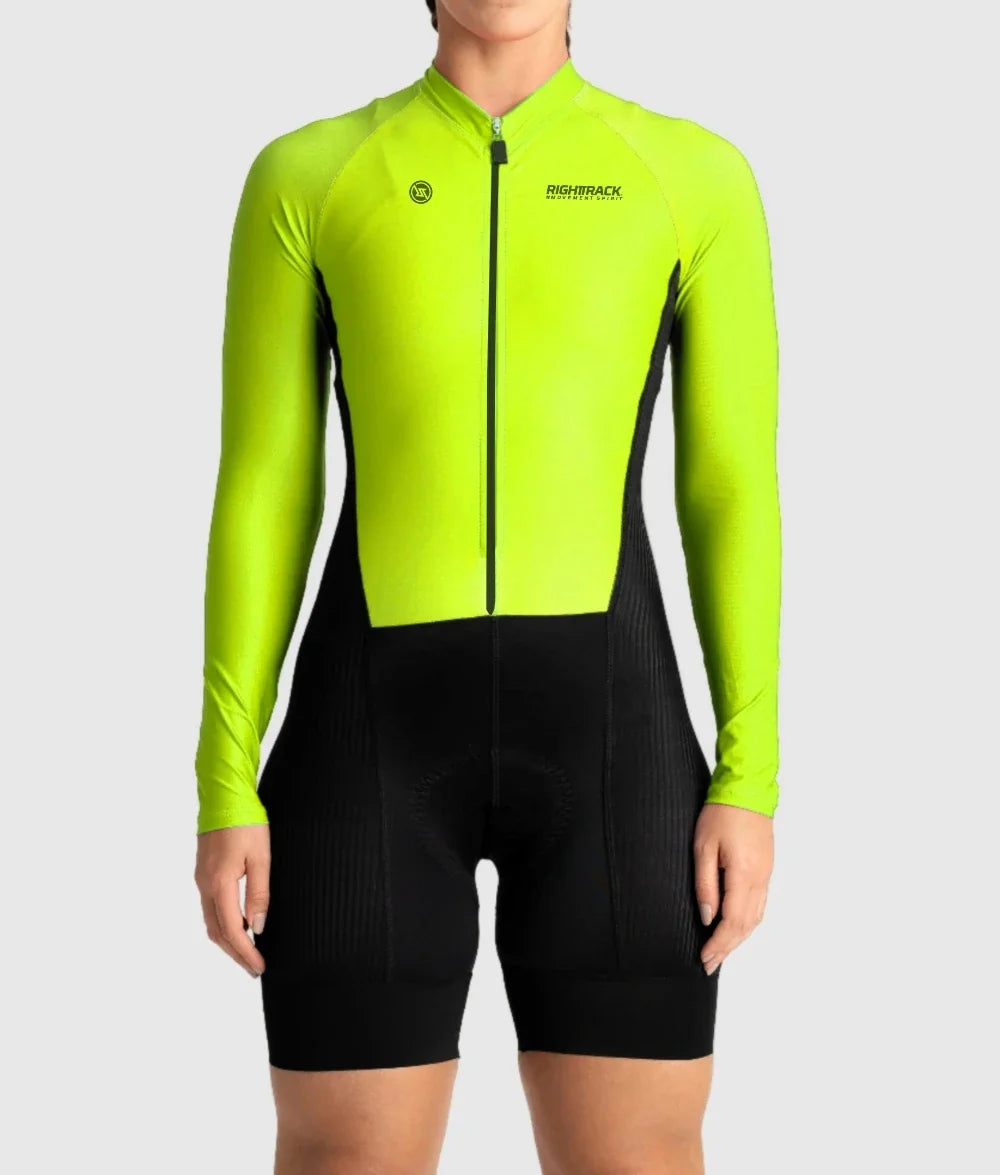 RightTrack Women’s Long Sleeve Cycling Skinsuit