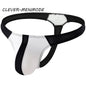 Men Jockstrap T Back G String Thong Men's Fetish Bikini Seamless Lingerie Sexy Ultra Thin Straps Panties Penis Bag Underpants
