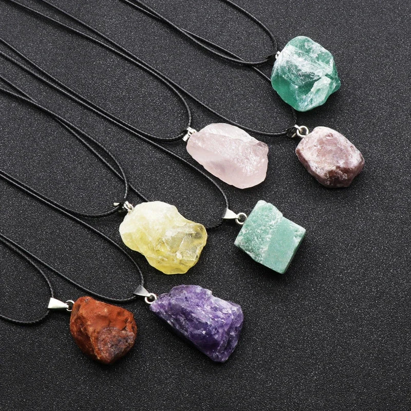 Natural Rough Stone Necklace