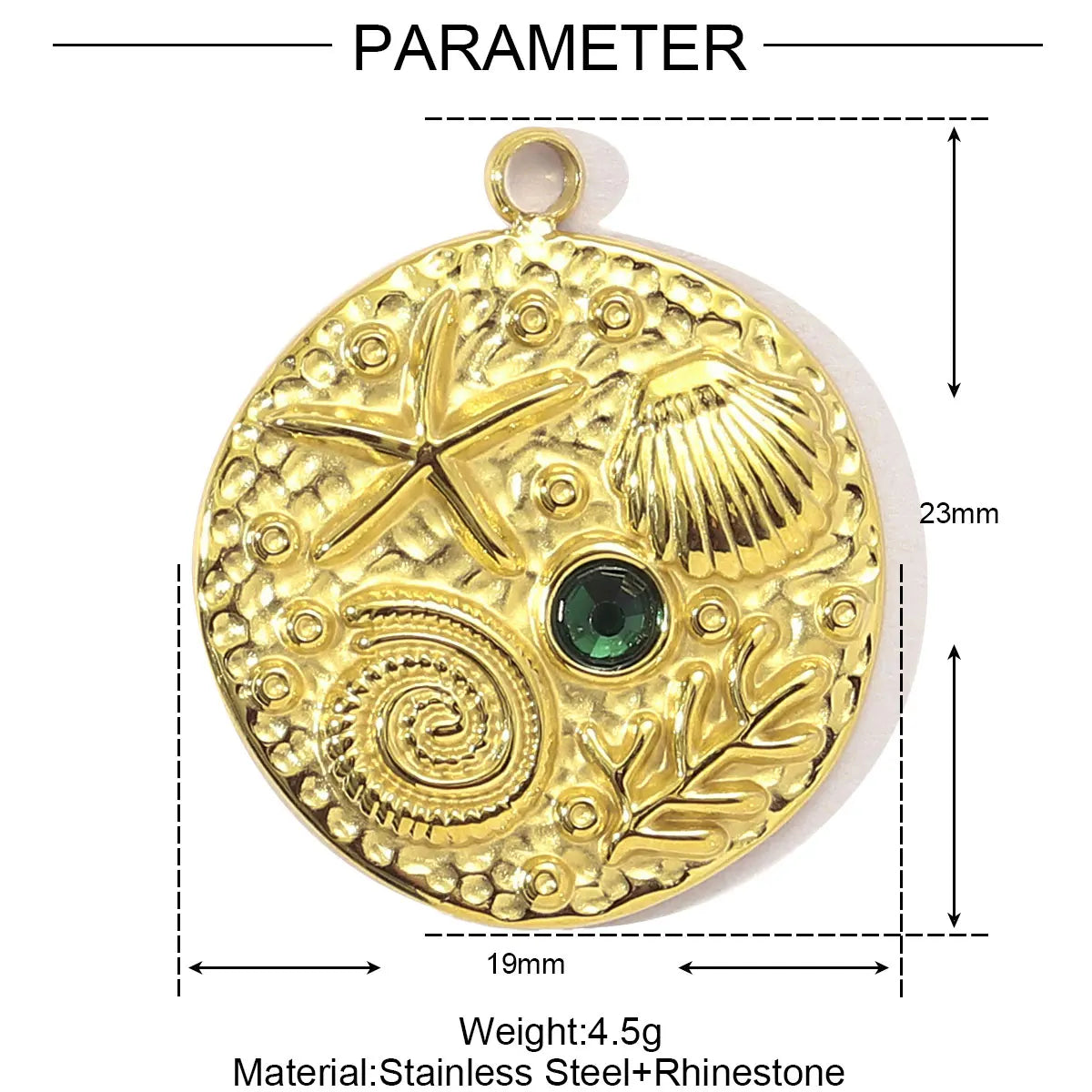 3pcs/Lot Stainless Steel Enamel Plam Flip Flop Shell Diy Charm Women Watermelon Strawberry Necklace Pendant Summer Ocean Jewelry