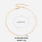 Hot Classic Unisex Flat Snake Chain Choker Necklace For Women Stainless Steel Herringbone Gold Silver Color Fashion Jewelry Gift