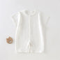 Baby Short Sleeved Jumpsuit Summer Newborn Breathable Mesh Air
