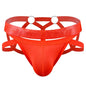 Men Sexy G String Thong Erotic Jockstrap Bondage Underwear Penis Pouch Strap Harness Lingerie Hollow Underpants Ice Silk Hot