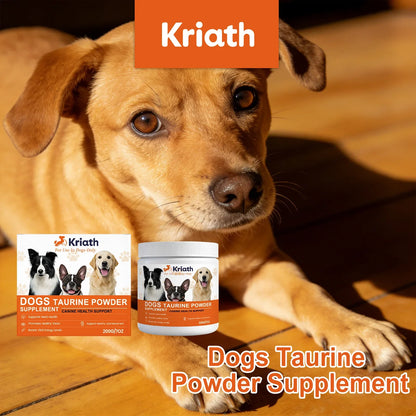 Dogs Taurine Powder Support Heart Health Boosts Vital Energy Levels Maintain Healthy Joint Movement Daily Nutrition Supplements