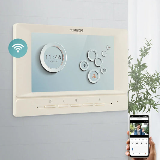 (not Standalone) Homsecur Indoor Monitor V7022a-Ahd-Wifi for XSL Video