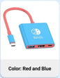 Portable  Switch Docking Station TYPE-C Hub with HDMI and USB 3.0 Perfect for Travel and Gaming