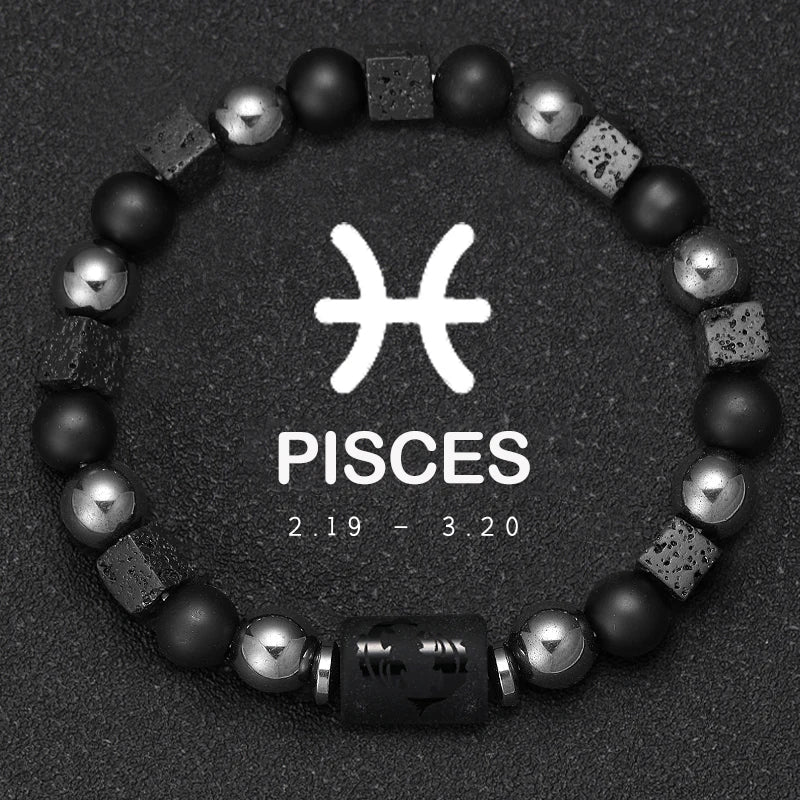 Sagittarius Zodiac Bracelet Natural Stone