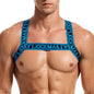 Man Harness Sissy Fetish Man Rave Costumes Lingerie Sexy Men Strap Shoulder Bondage Chest  Elastic Belt Erotic Hombre Hollow