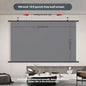 XIAOHUI Anti-light Thick HD Projector Screen 16:9 No-hole Wall-mounted Home Projection Screen 60/72/84/92/100/110/120/133inch
