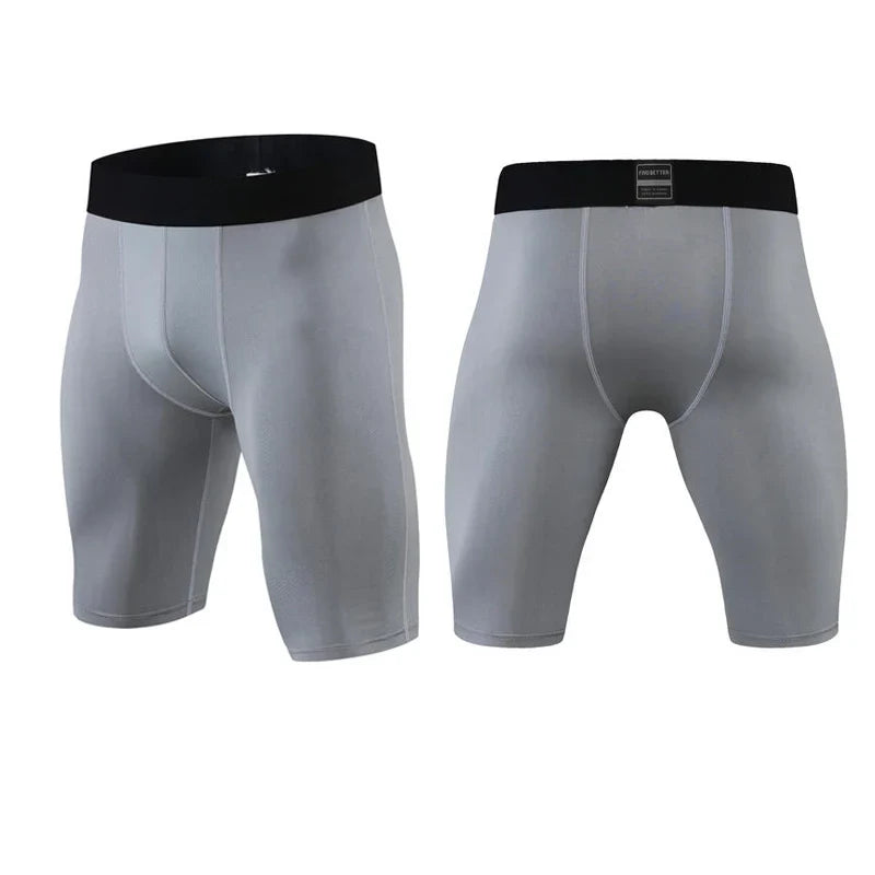 Sports Fitness Pants Men Gym Shorts Workout Tights