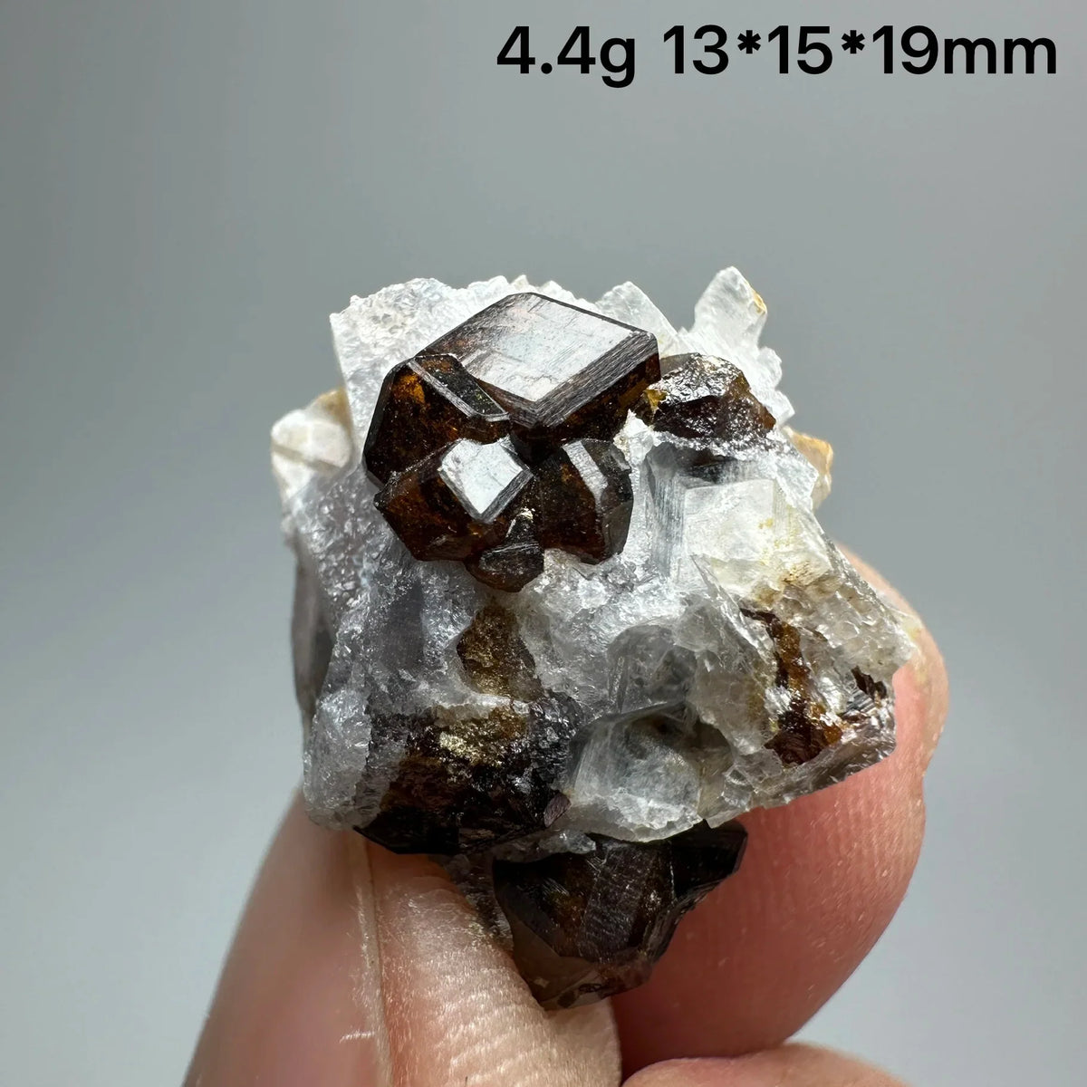 Natural Dark Brown Andradite Garnet Cluster Raw Crystal Mineral Specimen Calcite Matrix Healing Stone Home Decoration