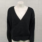 Sweater Women's Solid Color Long Sleeve Knitted Top  Autumn/Winter New V-neck Sweater Women