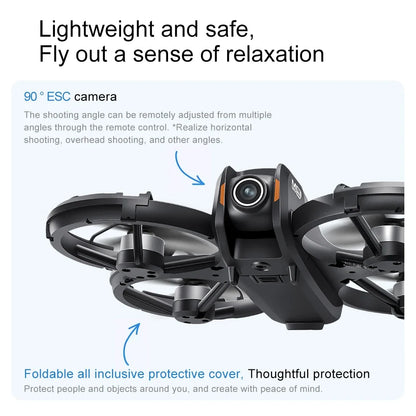 Lenovo M5 Foldable Drone 4K 8K HD Camera 4.3 Inch Screen Remote Brushless Motor Long Endurance RC Quadcopter Aerial Photography