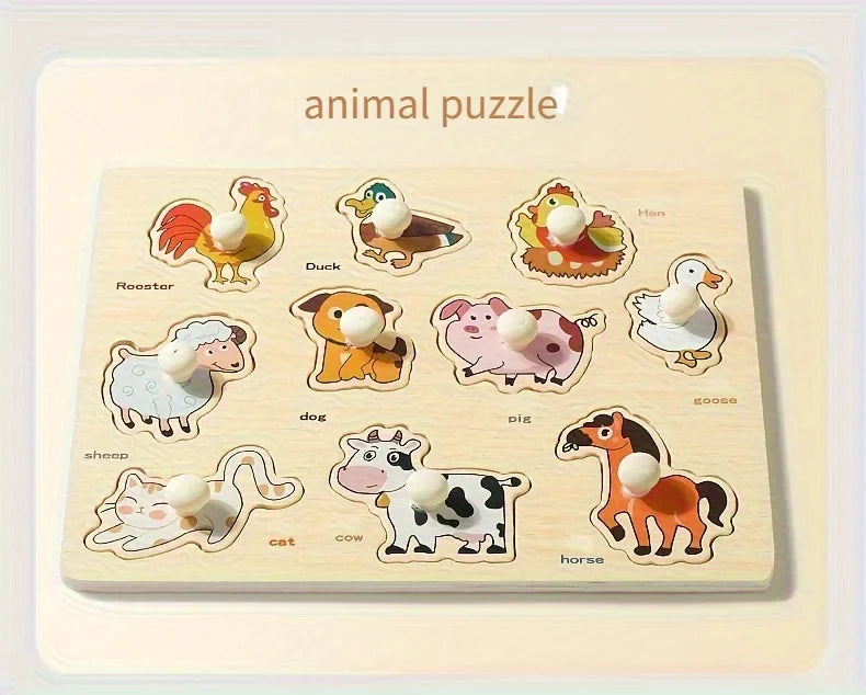 Montessori Geometry Shape Matching Puzzle Board