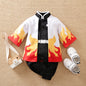 Newborn Baby Anime Cape Style Children Long Sleeve Cotton Bodysuit, Cute Kids Boys Girls Romper
