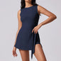 VITALINOVO Active Tennis Dress with Built-In Shorts
