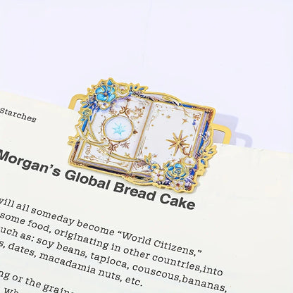 Magic Knight Crescent Moon Bookmark Enchanting Themed Page Holder for Women Readers Perfect Valentines Day or Birthday Gift Idea