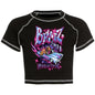 Women's Y2K Gothic Cartoon Print T-Shirt Trendy
