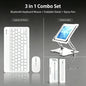 Bluetooth Wireless Keyboard and Mouse Combo Portable Mini Rechargeable for iPad Tablet Mobile Phone Android iOS Windows PC