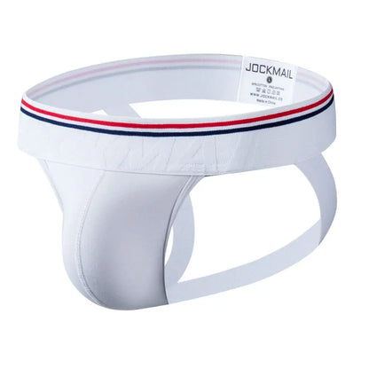 4PCS Sexy Jockstrap Men Underwear Brief Underpants Gay Men's Bikini Slip Men's Tanga String Thong Breathable Cotton Low Waist