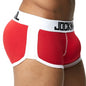 Men Trunks Built-in Fake Butt Hip Lifter Enhancer Shorts Boxer Padded Underwear Underpants Breathable with Removable Pads