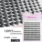 MIOFIA DIY Eyelash Clusters Fluffy Natural Anime Lashes 8-14mm Mixed Length Large capacity 3D Russian Volume Eyelash Extension