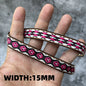 5 Yards 1~3CM Geometric Flower Designs Are Selling Well Embroidered Jacquard Ribbon Decorative Clothing Dog Chain Curtains
