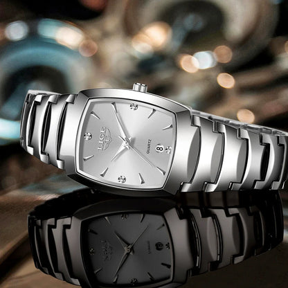 Women's Tonneau Date Quartz Bracelet Watch