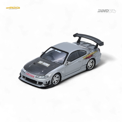 INNO64 Top Secret Silvia S15 Silver 1:64