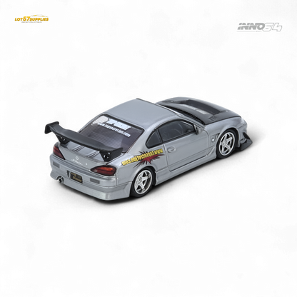 INNO64 Top Secret Silvia S15 Silver 1:64