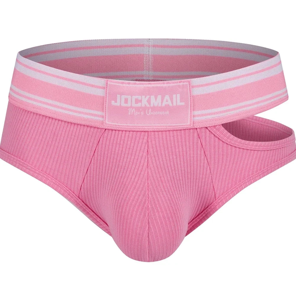 Men's Briefs Slip Sexy Men Underwear Brief U Convex  Man Underpants Comfortable Cuecas Masculinas Side Hollowing Sissy Panties