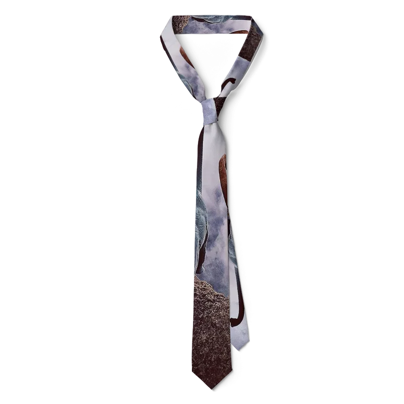 New Fashion Funny Men Tie 3D Printing 8CM Slim Business Tie Daily Dating Holiday Party Shirt With Tie Novelty Trendy Gift 2022