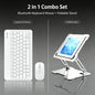 Bluetooth Wireless Keyboard and Mouse Combo Portable Mini Rechargeable for iPad Tablet Mobile Phone Android iOS Windows PC
