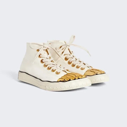 New Men's and Women's Gold Toed Board Shoes, Adult Lace Up Flat Cloth