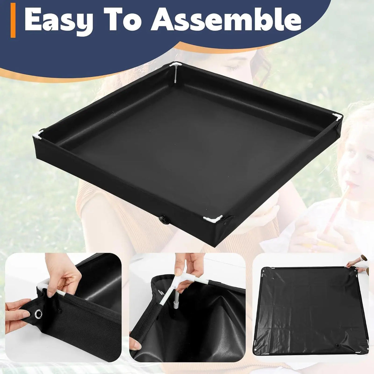 Camping Shower Tent Floor Base Outdoor Tent Shower Tray Folding Shower
