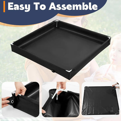 Camping Shower Tent Floor Base Outdoor Tent Shower Tray Folding Shower