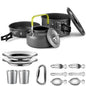 Camping Cooking Set Outdoor Aluminum Lightweight Equipment Camping