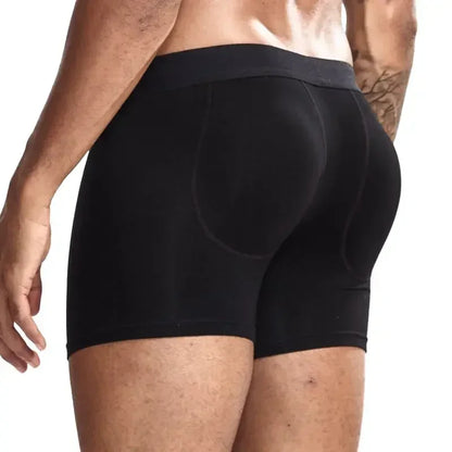 JOCKMAIL Men Underwear Sexy Butt Lifter Enlarge Pad Underpants Removable Pad Boxer Butt-Enhancing Trunk Shorts Male Panties