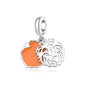 Hot Sale 925 Sterling Silver Dog Cat Cute Pet Animals Pendant Birthday Party Gift for Women Bangle Bracelet Necklace DIY Jewelry