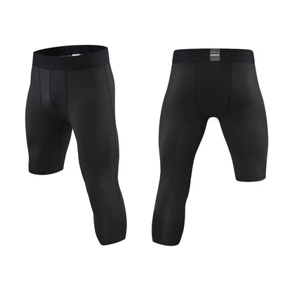 Sports Fitness Pants Men Gym Shorts Workout Tights