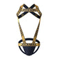Men's Jockstrap Underwear Bodysuit Suspender Jumpsuits Sexy Lingerie Men Harness Hollow Out Bondage Elastic Hole Erotic Costume