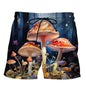 3d Printing Plants Mushroom Beach Shorts For Men Casual Summer Surfing Board Shorts Cool Street Loose Short Pants Clothes