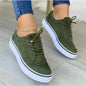 New Women's Low-top Vulcanized Shoes Round Toe Casual Shoes Flat Shoes Versatile Comfortable New Women Flat Fashion Sneaker