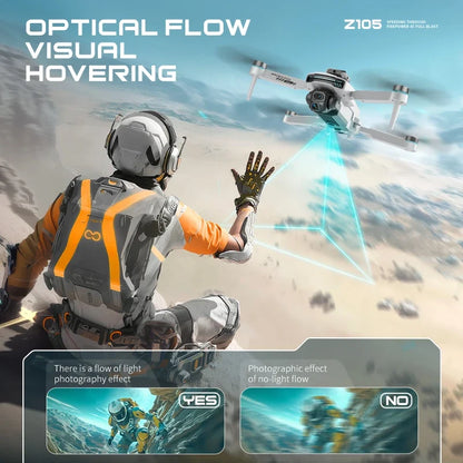 Lenovo Z105 GPS Foldable Drone 8K Dual Camera Brushless Optical Flow 4.3" Screen RC 15Mins Flight FPV Quadcopter Drone