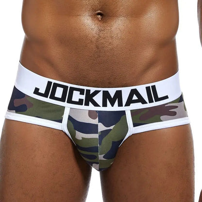 JOCKMAIL Brand Camouflage Printed Men Underwear