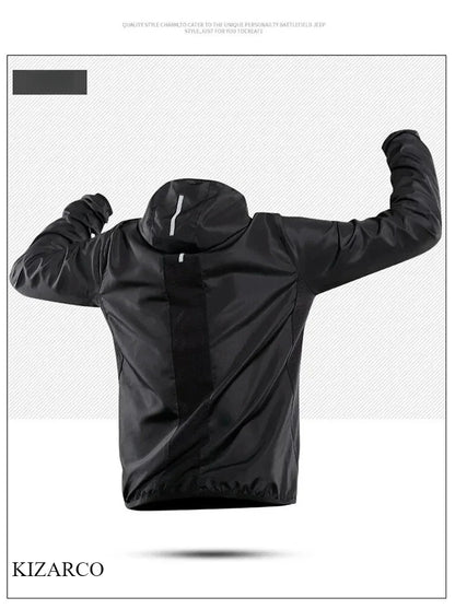 UltraLight Hooded Running Jacket - Windproof & Waterproof