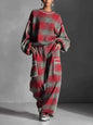 Women’s Plaid Oversized Tracksuit 2 Piece Set