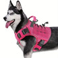Adjustable No-Pull Tactical Dog Harness with Handle for Large Dogs - Reflective Military Vest for Labrador Retriever, Siberian H